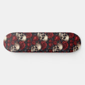 Een schedel en Rozen serie Design 10 Persoonlijk Skateboard (Horizontaal)