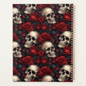 Een schedel en Rozen serie Design 10 Planner (Achterkant)