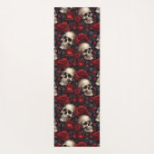 Een schedel en Rozen serie Design 10 Yogamat (Achterkant)