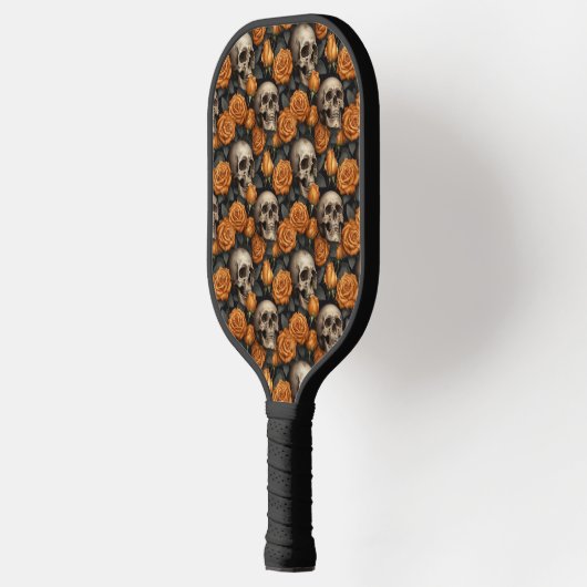 Een schedel en Rozen serie Design 11 Pickleball Paddle (Links)