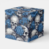 Een schedel en Rozen serie Design 12 Bedankdoosjes (Achterkant)