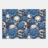 Een schedel en Rozen serie Design 12 Inpakpapier Vel (Voorkant)