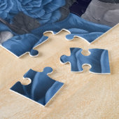 Een schedel en Rozen serie Design 12 Legpuzzel (Zijkant)