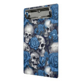 Een schedel en Rozen serie Design 12 Mini Klembord (Angled2)