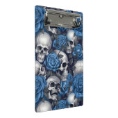 Een schedel en Rozen serie Design 12 Mini Klembord (Schuin)