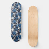 Een schedel en Rozen serie Design 12 Persoonlijk Skateboard (Voorkant)