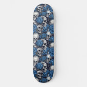 Een schedel en Rozen serie Design 12 Persoonlijk Skateboard (Voorkant)