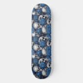 Een schedel en Rozen serie Design 12 Persoonlijk Skateboard (Voorkant)