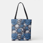 Een schedel en Rozen serie Design 12 Tote Bag (Achterkant)