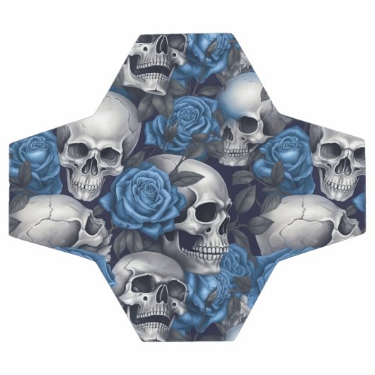 Een schedel en Rozen serie Design 12 Voetbal (Enkel)