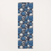 Een schedel en Rozen serie Design 12 Yogamat (Achterkant)