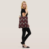 Een Schedel en Rozen Serie Ontwerp 10 Tote Bag (Op model)