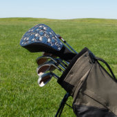Een Schedel en Rozen Serie Ontwerp 12 Golfheadcover (Insitu)