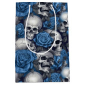 Een Schedel en Rozen Serie Ontwerp 12 Medium Cadeauzakje (Voorkant)