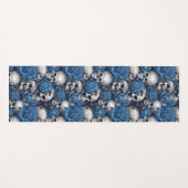 Een Schedel en Rozen Serie Ontwerp 12 Yogamat (Voorkant (horizontaal))