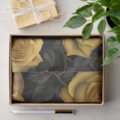 Een Schedel en Rozen Serie Ontwerp 2 Tissuepapier (Geschenk)