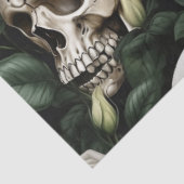 Een schedel en Rozen serie ontwerp 7 Tissuepapier (Detail)