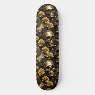 Een Schedel en Rozen Serie Ontwerp 8 Persoonlijk Skateboard