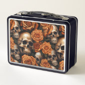 Een schedel en Rozen serie ontwerp 9 (Achterkant)