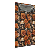 Een schedel en Rozen serie ontwerp 9 Mini Klembord (Schuin)