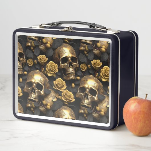 Een schedel en Rozen Series Design 8 (In situ)