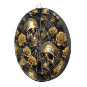 Een schedel en Rozen Series Design 8 Dartbord (Voorkant Rechts)