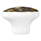 Een schedel en Rozen Series Design 8 Keramische Knop (Zijkant)