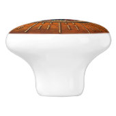 Een schedel keramische knop (Zijkant)