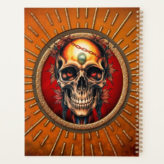 Een schedel planner (Achterkant)