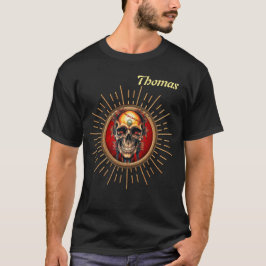 Een schedel t-shirt