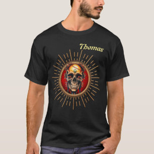 Een schedel t-shirt
