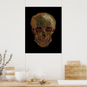Een schedel van Vincent van Gogh Poster (Keuken)