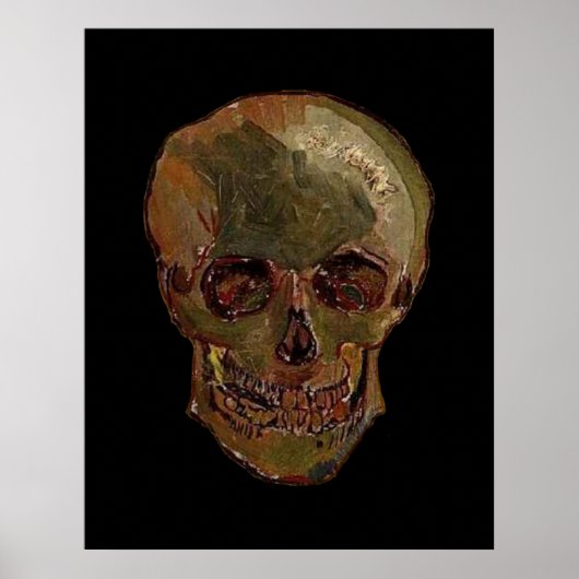 Een schedel van Vincent van Gogh Poster (Voorkant)