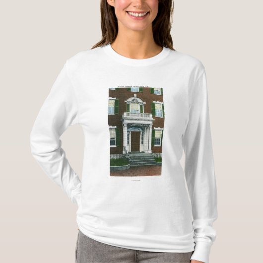 Een scheerhaas, Salem Doorway Uitzicht T-shirt (Voorkant)