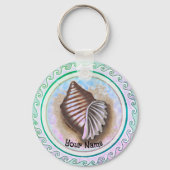 Een schelp sleutelhanger (Voorkant)
