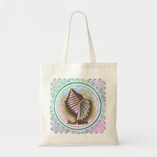 Een schelp tote bag (Voorkant)