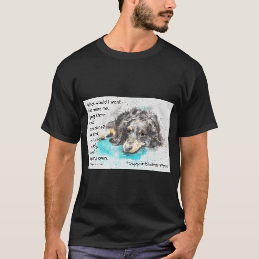 Een schelpdiertje aannemen t-shirt (Voorkant)