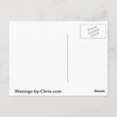 Een schepper met vogels briefkaart (Achterkant)