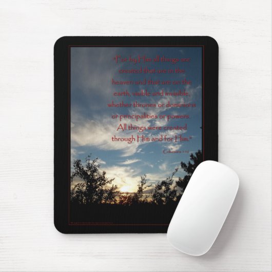 Eén schepper muismat (Met muis)