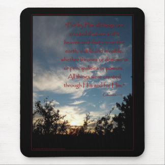 Eén schepper muismat