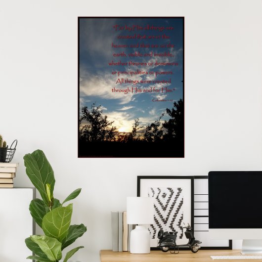 Eén schepper poster (Thuiskantoor)