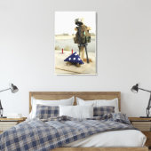 Een scherm met dode soldaten canvas afdruk (Insitu (Slaapkamer))