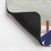 Een scherm met dode soldaten muismat (Hoek)