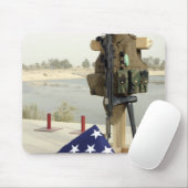 Een scherm met dode soldaten muismat (Met muis)