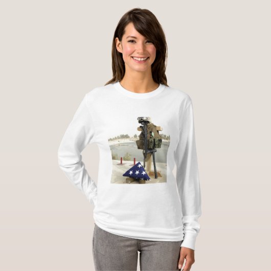 Een scherm met dode soldaten t-shirt (Voorkant volledig)