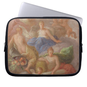 Een schets van dankbaarheid, overtroffen door vred laptop sleeve