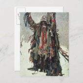 Een schets van de Medicijnman voor Yermak Briefkaart (Voorkant / Achterkant)