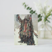 Een schets van de Medicijnman voor Yermak Briefkaart (Staand voorkant)