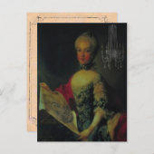 Een schets van haar lot ~ briefkaart / uitnodiging (Voorkant / Achterkant)