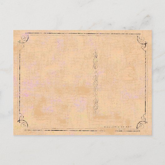 Een schets van haar lot ~ briefkaart / uitnodiging (Achterkant)